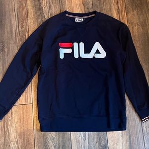 Fila lightweight navy blue sweater